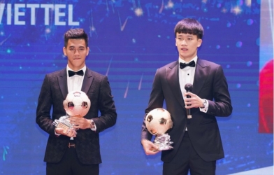 Hoàng Đức lần đầu tiên giành Quả bóng Vàng Việt Nam 2021