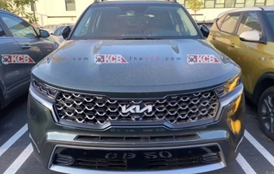 Lộ ảnh thực tế Kia Sorento 2022, thiết kế hiện đại đấu Hyundai Santa Fe