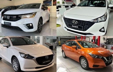 Những mẫu sedan hạng B giảm giá mạnh nhất: Vios, Accent rẻ bất ngờ