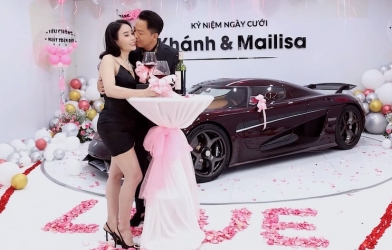 VIDEO: Hoàng Kim Khánh được vợ tặng siêu xe Koenigsegg Regera gần 200 tỷ