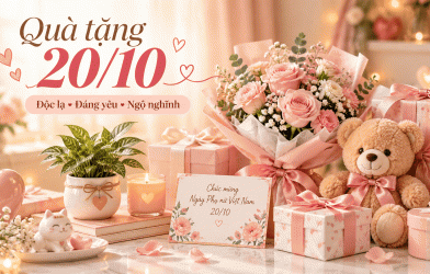 20/10 tặng gì? 18 món quà độc lạ, đáng yêu theo từng khung giờ từ sáng đến tối