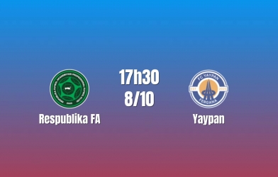 Nhận định Respublika FA vs Yaypan: Cuộc đấu khó lường, 17h30 ngày 08/10/2026