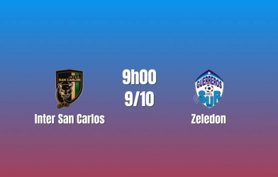 Nhận định Inter San Carlos vs Zeledon: Điểm tựa sân nhà, 9h00 ngày 9/10/2026