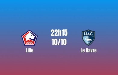 Nhận định Lille vs Le Havre: Chủ nhà tìm lại nhịp thắng, 22h15 ngày 10/10/2026