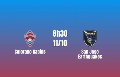 Nhận định Colorado Rapids vs San Jose Earthquakes: Khách thăng hoa, 8h30 ngày 11/10/2026