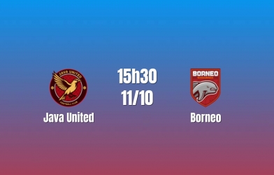 Nhận định Java United vs Borneo: Cuộc đọ sức khó lường, 15h30 ngày 11/10/2026
