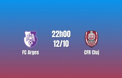 Nhận định FC Arges vs CFR Cluj: Chủ nhà lao đao vì chấn thương, 22h00 ngày 12/10/2026