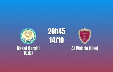 Nhận định Nasaf Qarshi vs Al Wahda: Thử thách từ đại diện UAE, 20h45 ngày 14/10/2026