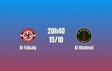 Nhận định Al Faisaly vs Al Kholood: Chủ nhà gặp khó, 20h40 ngày 15/10/2026