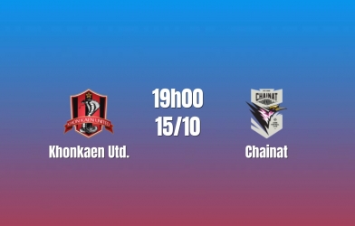 Nhận định Khonkaen United vs Chainat: Đại chiến nhóm đầu, 19h00 ngày 15/10/2026