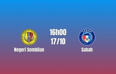 Nhận định Nigeri Sembilan vs Sabah: Giằng co tại Malaysia, 16h00 ngày 17/10/2026