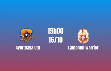 Nhận định Ayutthaya Utd vs Lamphun Warrior: Chủ nhà nắm lợi thế, 19h00 ngày 16/10/2026