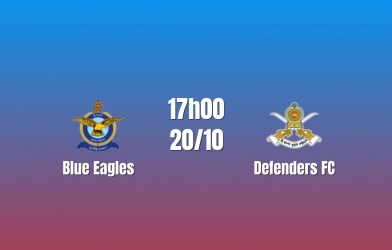 Nhận định Blue Eagles vs Defenders FC: Thử thách ở nhóm trụ hạng, 17h00 ngày 20/10/2026