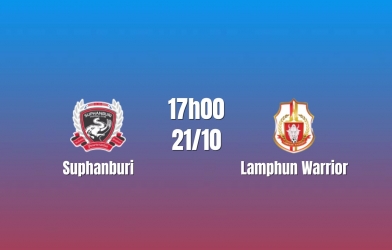Nhận định Suphanburi vs Lamphun Warrior: Bài toán bản lĩnh, 18h00 ngày 20/10/2026