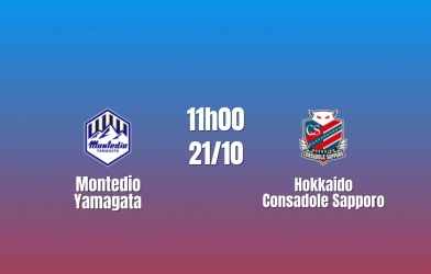 Nhận định Montedio Yamagata vs Hokkaido Consadole Sapporo: Tìm lại nhịp thắng, 11h00 ngày 21/10/2026