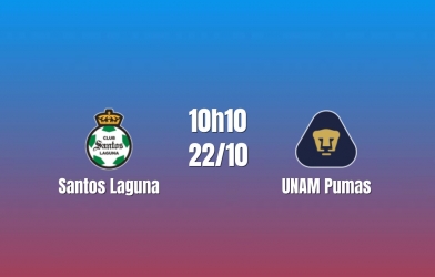 Nhận định Santos Laguna vs UNAM Pumas: Cuộc chiến giành vé Liguilla, 10h10 ngày 22/10/2026