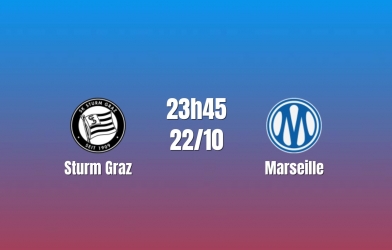 Nhận định Sturm Graz vs Marseille: Cuộc đua tìm chiến thắng đầu tiên, 23h45 ngày 22/10/2026