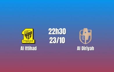 Nhận định Al Ittihad vs Al Diriyah: Thử thách cho đội khách, 22h30 ngày 23/10/2026