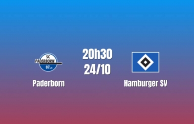 Nhận định Paderborn vs Hamburger SV: Cơ hội khẳng định, 20h30 ngày 24/10/2026