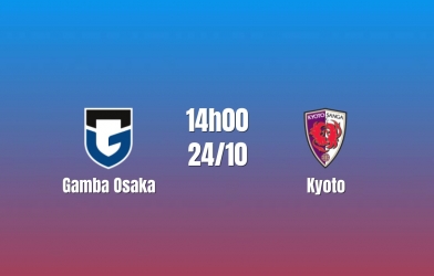 Nhận định Gamba Osaka vs Kyoto: Lợi thế chủ nhà, 14h00 ngày 24/10/2026