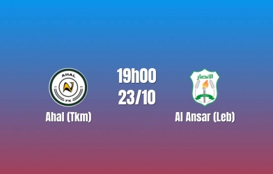 Nhận định Ahal vs Al Ansar: Khách giữ nhịp chiến thắng, 19h00 ngày 23/10/2026