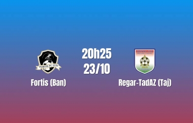 Nhận định Fortis vs Regar-TadAZ: Quyết định vé đi tiếp, 20h25 ngày 23/10/2026