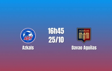 Nhận định Azkals vs Davao Aguilas: Đội khách tự tin, 16h45 ngày 25/10/2026
