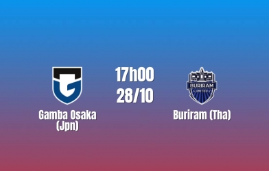 Nhận định Gamba Osaka vs Buriram: Thử thách trên đất Nhật, 17h00 ngày 28/10/2026