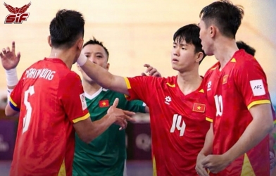 BXH Futsal châu Á 2026 hôm nay 29/1