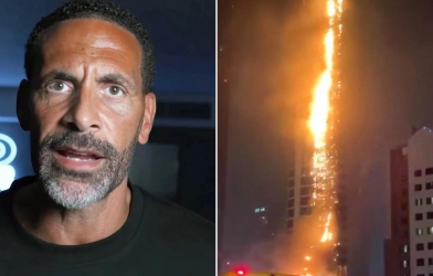 Huyền thoại MU phải xuống hầm trú ẩn vì tên lửa ở Dubai