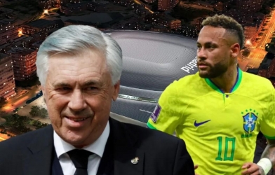 HLV Ancelotti nói thẳng về cơ hội dự World Cup của Neymar