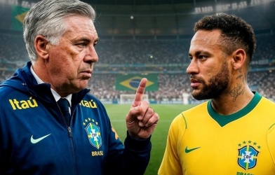 Ancelotti đáp trả chỉ trích về việc 'bỏ rơi' Neymar ở Brazil