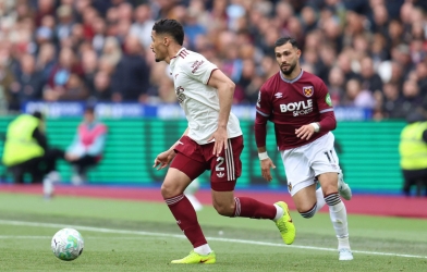 Trực tiếp bóng đá West Ham 0-0 Arsenal: Hết hiệp 1