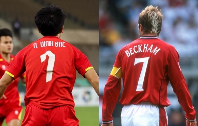 CĐV Việt Nam phát sốt vì FIFA đặt Đình Bắc cạnh David Beckham