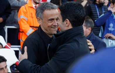 Mikel Arteta thừa nhận 1 điều về Luis Enrique trước trận Arsenal vs PSG