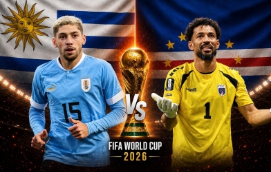 Link xem trực tiếp Uruguay vs Cape Verde hôm nay 22/6 trên VTV - World Cup 2026