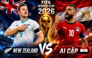 Link xem trực tiếp New Zealand vs Ai Cập hôm nay 22/6 trên VTV - World Cup 2026