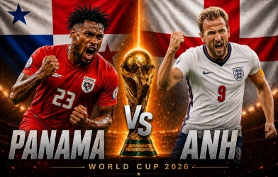 Tỷ lệ bàn thắng, góc & thẻ phạt Panama vs Anh - World Cup 2026