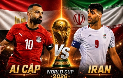 Trực tiếp bóng đá Ai Cập vs Iran, 10h00 hôm nay 27/6