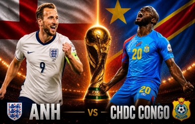 Dự đoán bàn thắng, góc & thẻ phạt Anh vs Congo - World Cup 2026