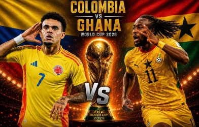 Link xem trực tiếp Colombia vs Ghana hôm nay 4/7 trên VTV - World Cup 2026