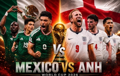 Dự đoán tỷ số Mexico vs Anh: Kết quả khó đổi!