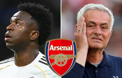 Vinicius có động thái mới, Arsenal quyết làm rung chuyển châu Âu