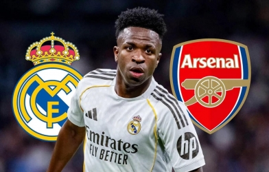 Arsenal định mở tiệc, tín hiệu từ phía Vinicius khiến tất cả đứng hình