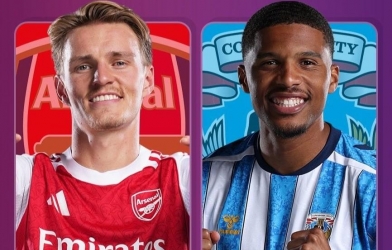 Link xem trực tiếp Arsenal vs Coventry, 2h00 hôm nay 22/8
