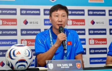 Trực tiếp HLV Kim Sang Sik họp báo trận Việt Nam vs Thái Lan, 11h30 hôm nay 25/8
