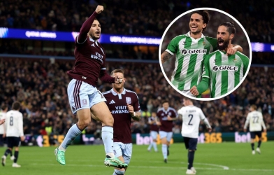 Kết quả Champions League 22/10: Aston Villa, Real Betis bứt phá, Inter Milan hú vía