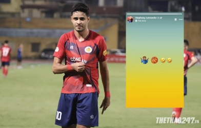 Tiền đạo Brazil phản ứng khi không có tên trong Đội hình tiêu biểu V.League