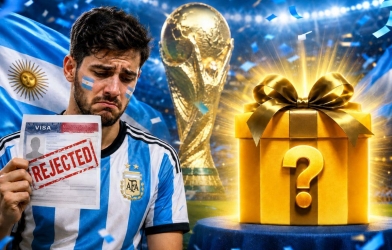 Bị từ chối visa xem World Cup, CĐV Argentina bất ngờ nhận quà khó tin