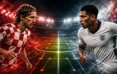 Điểm nóng đại chiến Anh - Croatia: Modric vs Bellingham